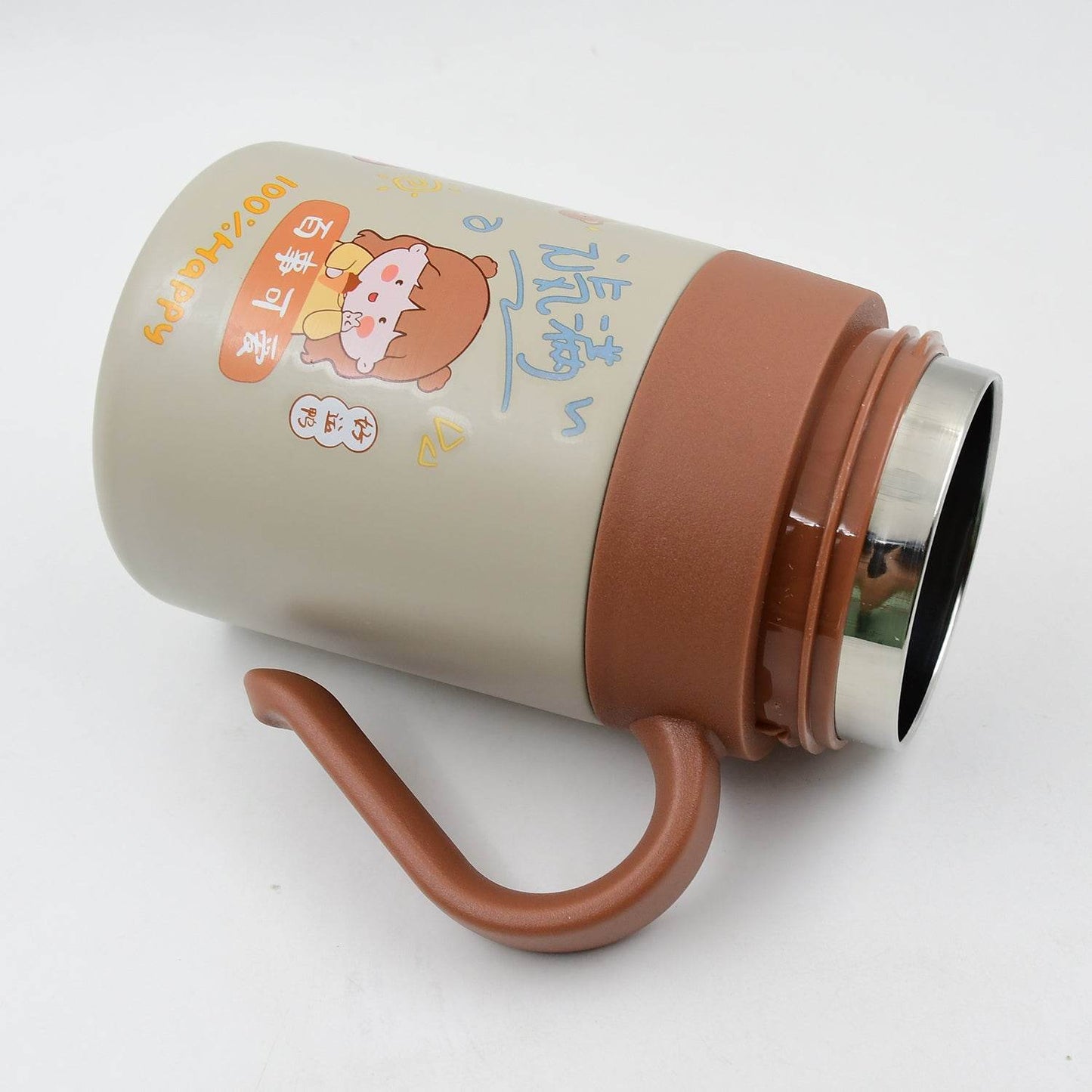 Stainless Steel Mug Bottle Vacuum Insulated Cup With Handle Small Cup (550 Ml) - warehousetech13