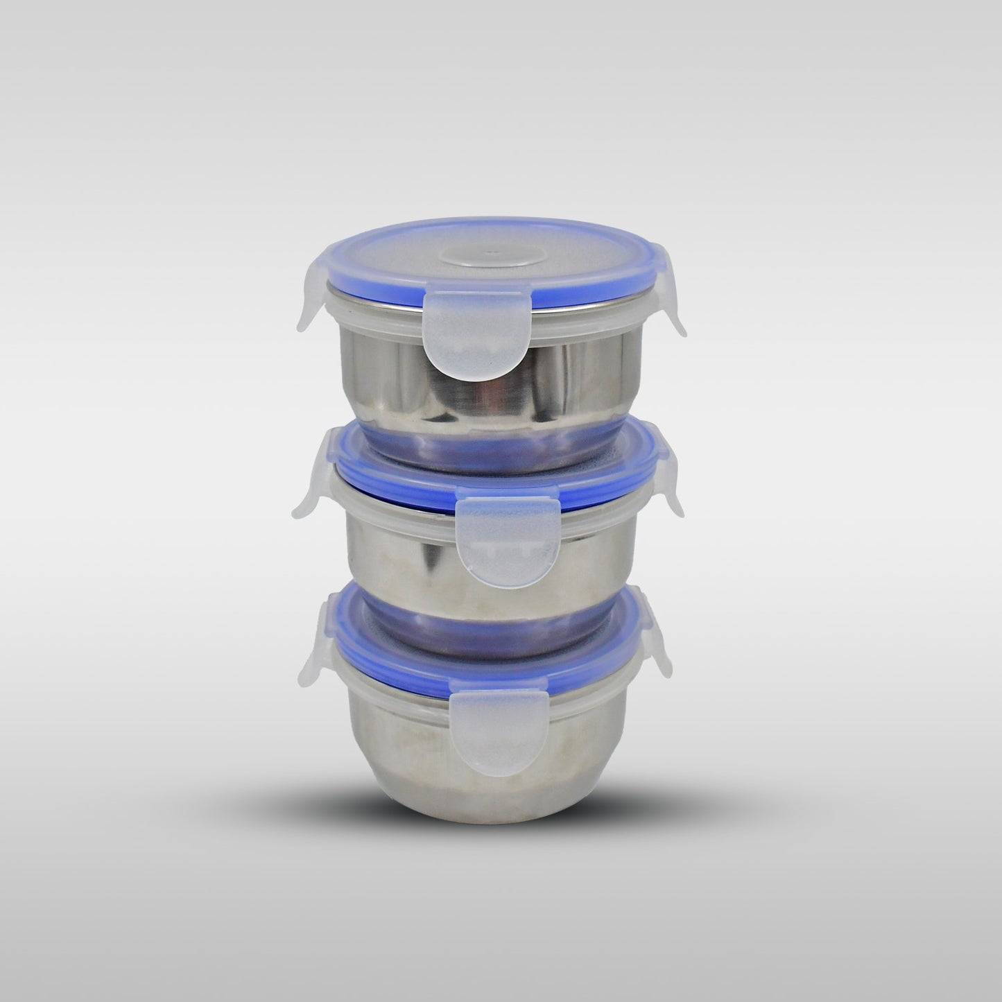 Piece Airtight & Leak-Proof Stainless Steel Lunch Box Set