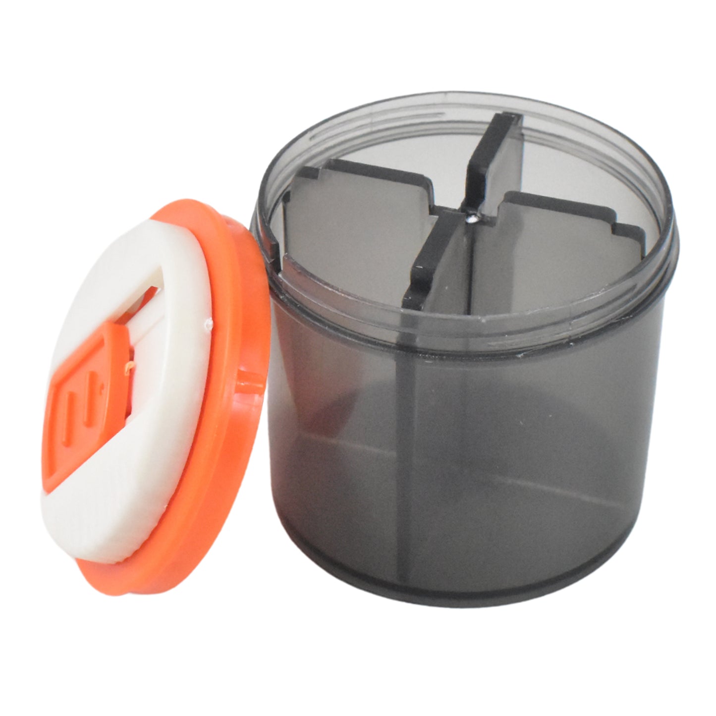 Plastic 4 Section Pill Box Organizer (1 Pc Mix Color) - warehousetech13
