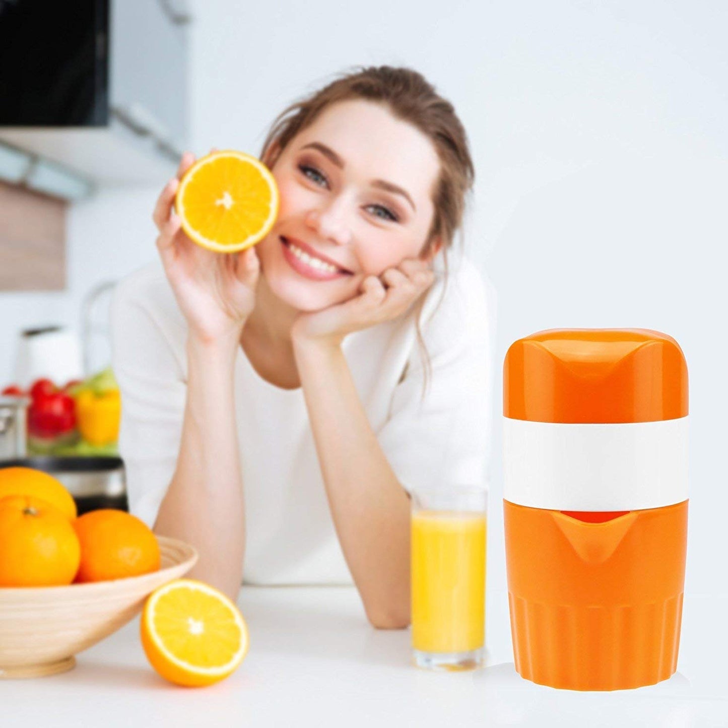 New Manual Handheld Citrus Orange Lemon Juicer Fruit Press Squeeze Extractor - warehousetech13