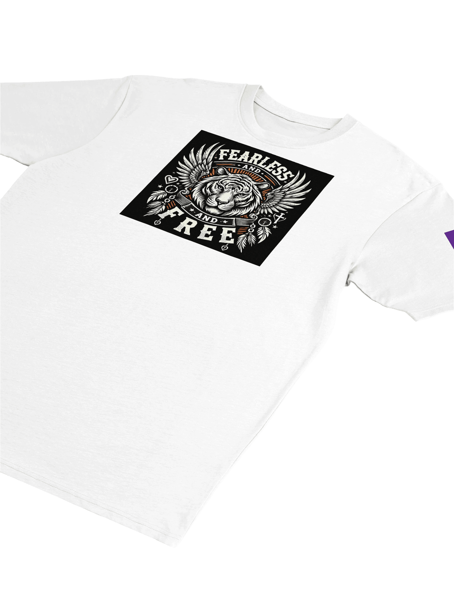Fearless and Free Tiger Wings Tee - warehousetech13