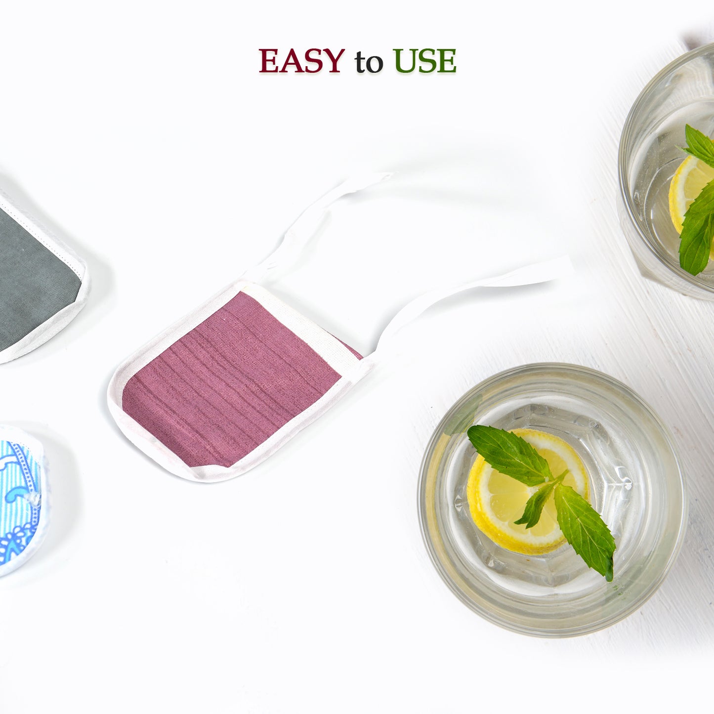 4682 Cotton Water Filter Non Plastic Water Filter Covers Double Layered Cotton Reusable Water Filter For Home Office Multiuse Cover - warehousetech13