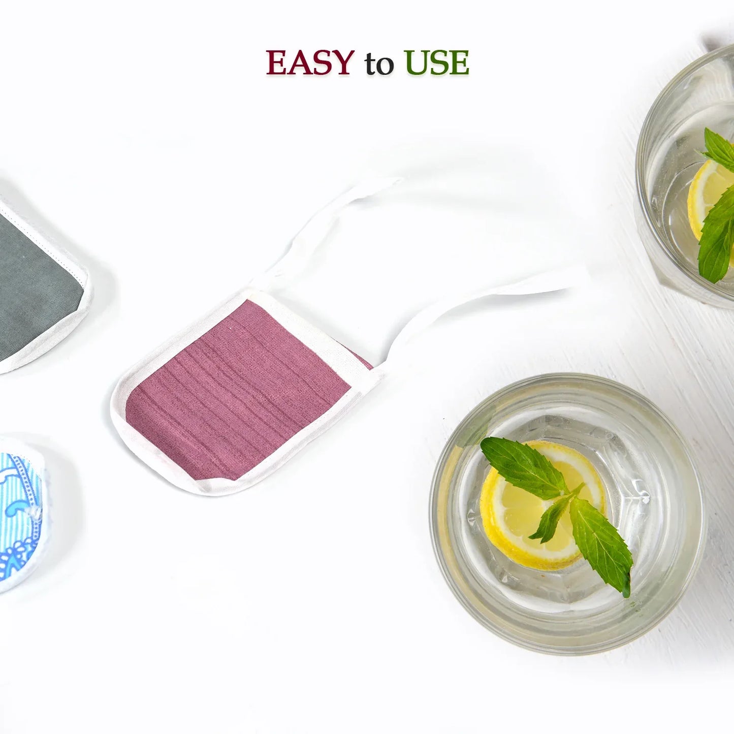 4682 Cotton Water Filter Non Plastic Water Filter Covers Double Layered Cotton Reusable Water Filter For Home Office Multiuse Cover - warehousetech13