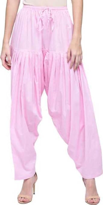 Woman Plain Cotton Patiala Salwar - warehousetech13