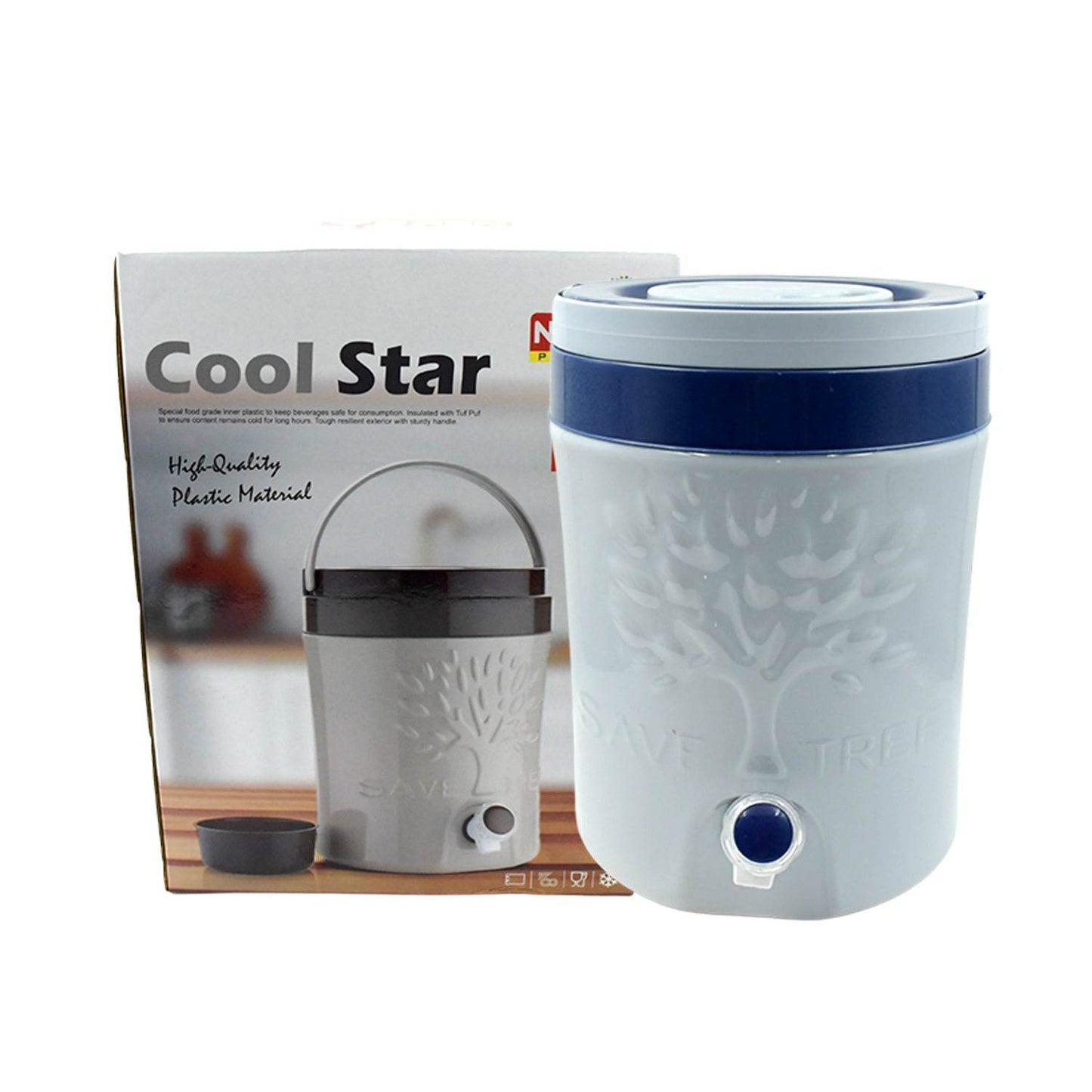 Insulated Plastic Water Rover Jug With A Sturdy Handle Water Jug Camper With Tap Plastic Insulated Water (2500ML, 7500ML, 12000ML) - warehousetech13