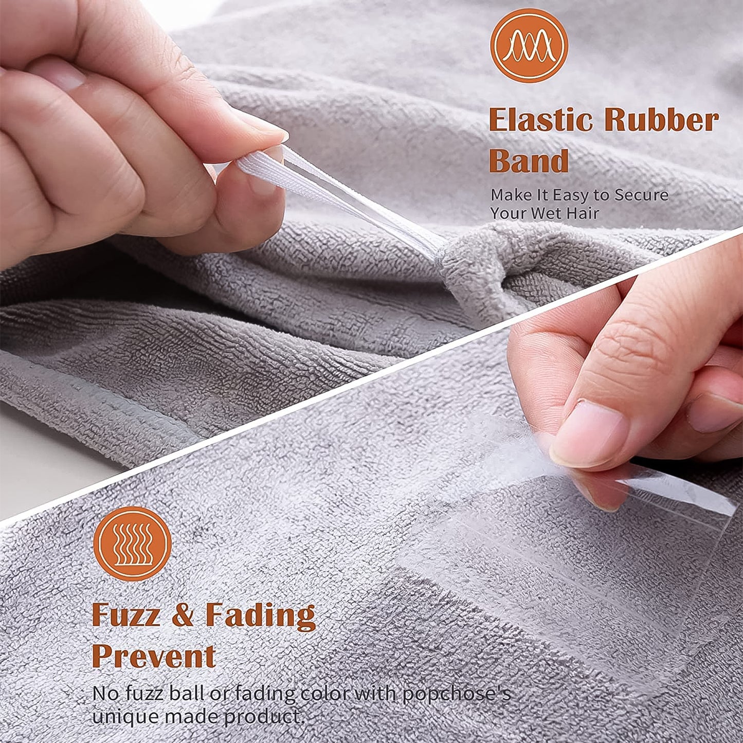 Quick Turban Hair-drying Absorbent Microfiber Towel dry Shower Caps - warehousetech13