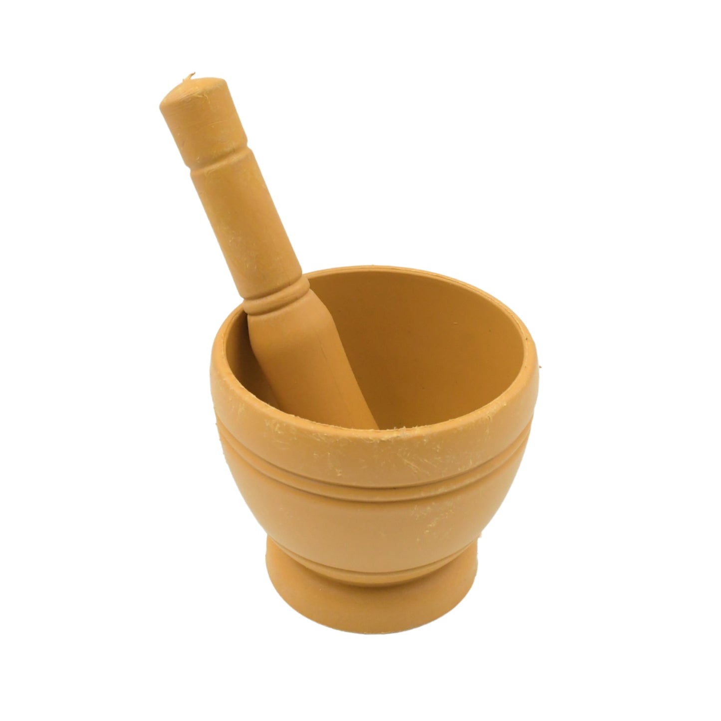 7193 Mortar And Pestle Set For Spices Okhli Masher Khalbatta Kharal Mixer Natural Traditional Grinder And Musal Well Design For Kitchen Home Herb - warehousetech13