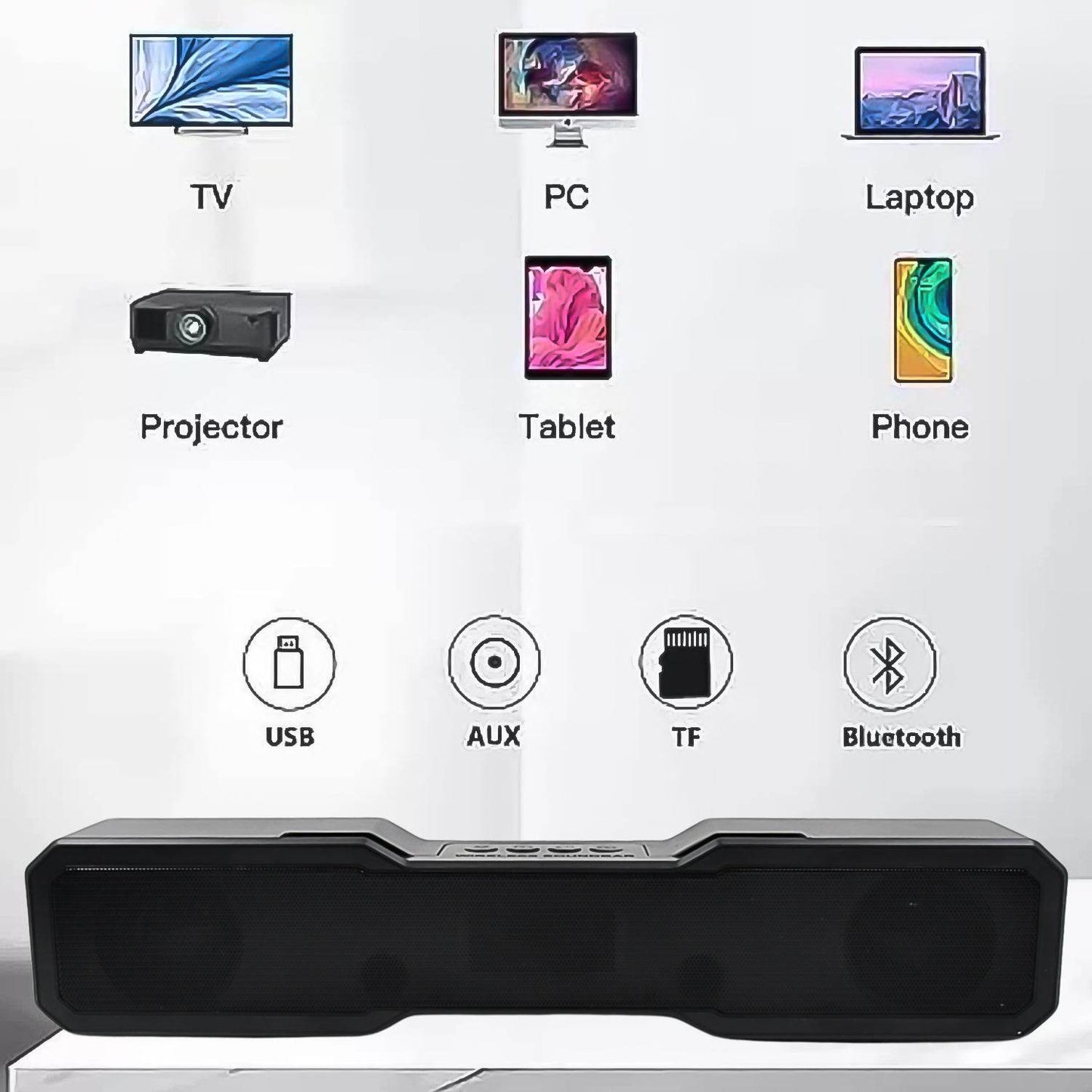 Wireless Bluetooth Speaker 3d Sound (1 Pc) - warehousetech13