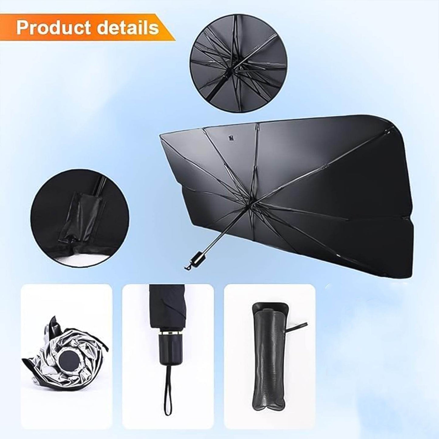 Windshield Umbrella Sun Shade Cover For Car (1 Pc) - warehousetech13