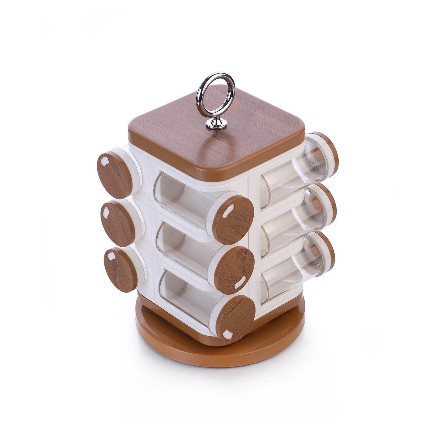 Ganesh 12-jar Revolving Spice Rack Masala Box - warehousetech13