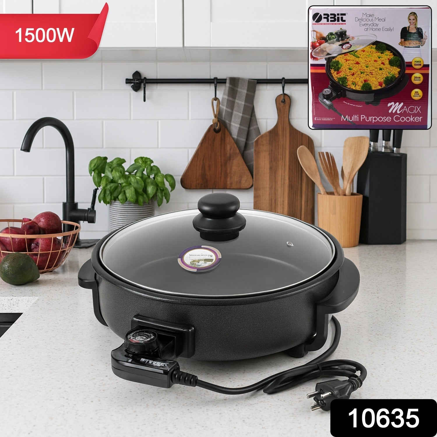 Orbit Electric Multi-purpose Cooker - 1500w - warehousetech13