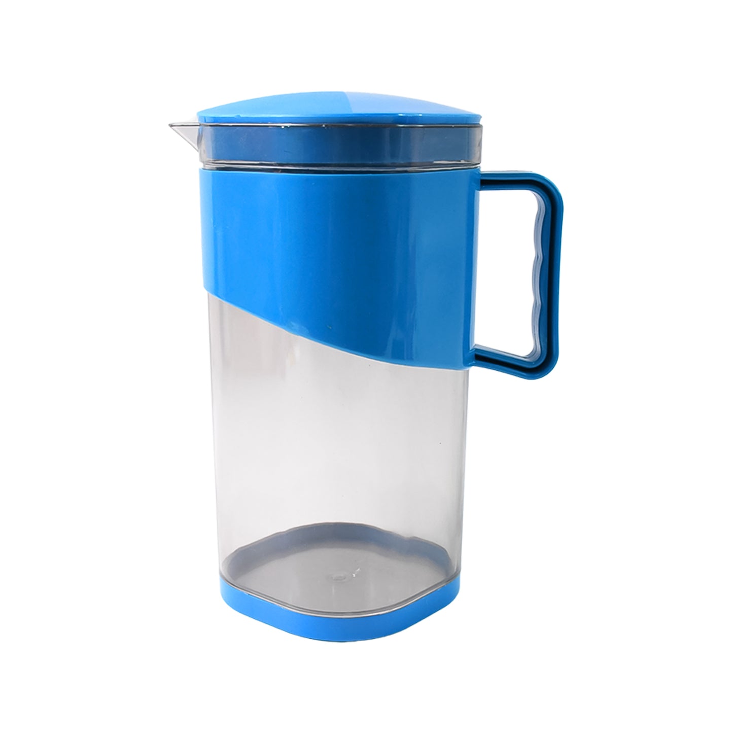 Bpa-free Plastic Water Juice Jug With Lid And Handle 1.8 Litre - warehousetech13