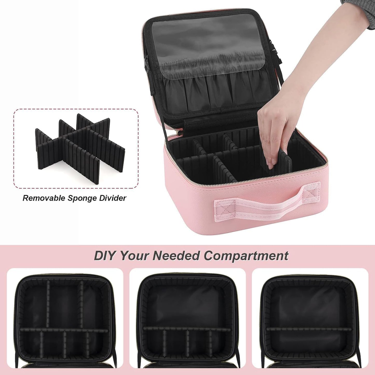 Premium Led Light Makeup Organizer Box - warehousetech13