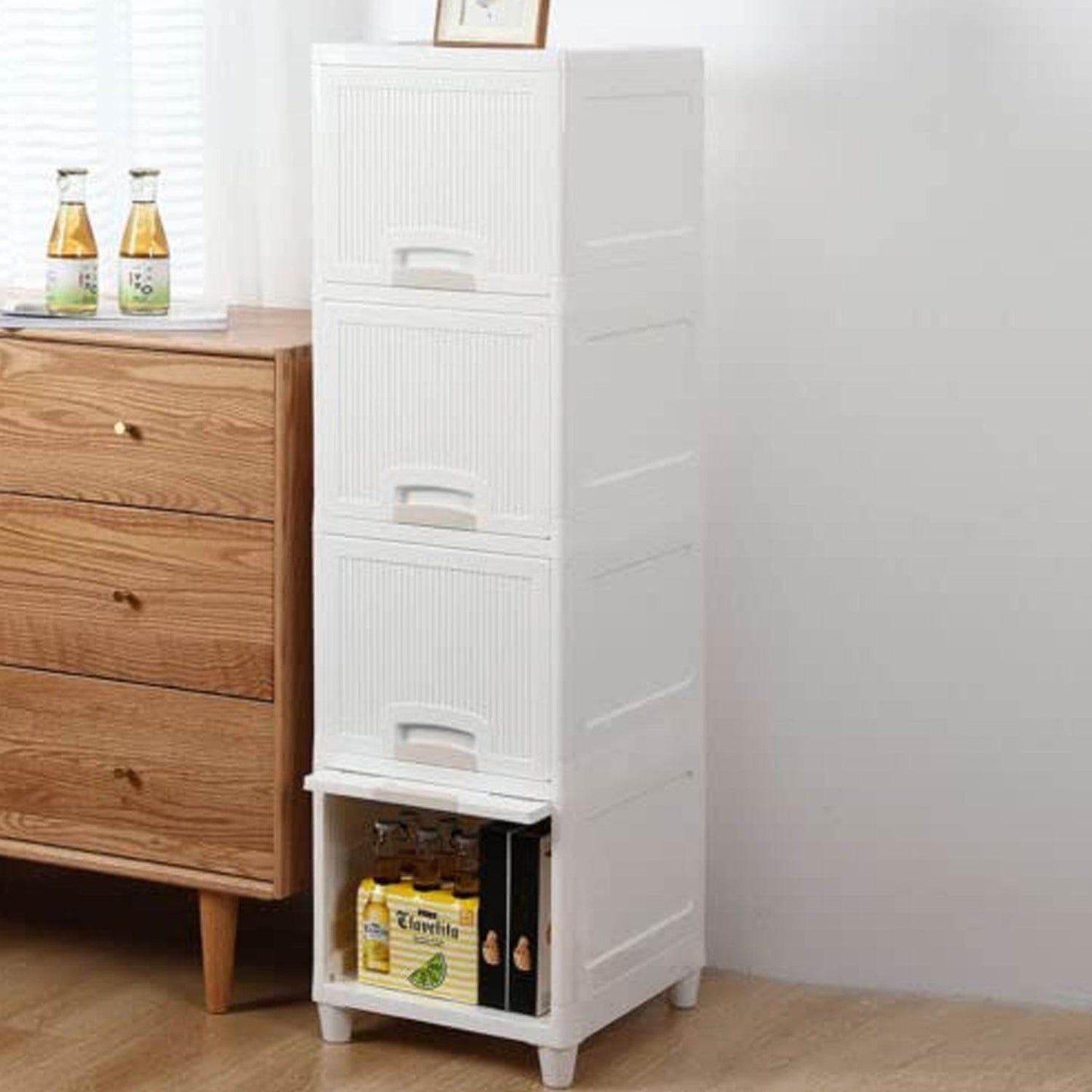 Multipurpose Storage Cabinet Storage Solutions Plastic Drawers Multi Layer Wardrobe Storage Drawers Foldable - warehousetech13