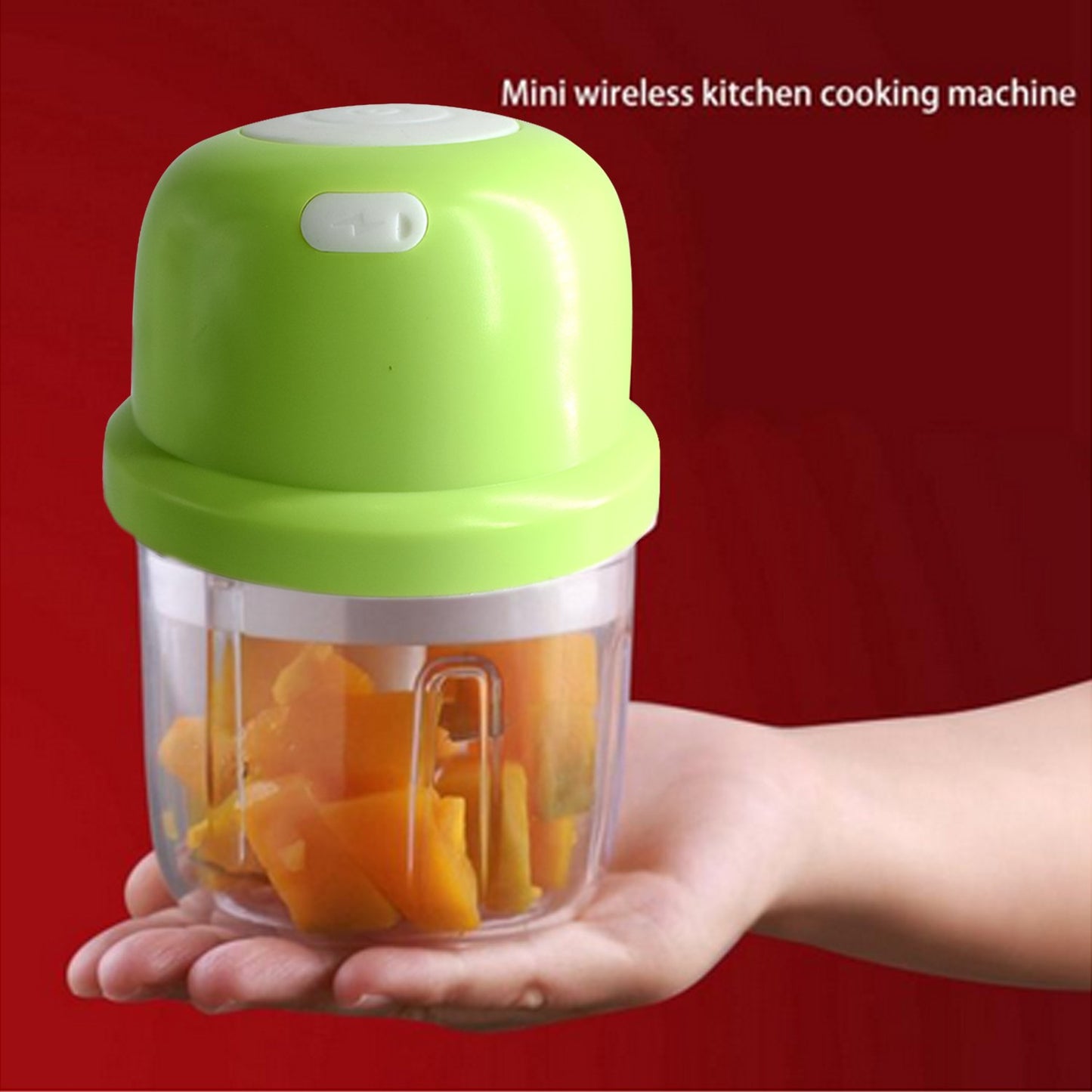 Portable Usb Rechargeable Electric Chopper Fruit Vegetable Onion Chopper Garlic Chopper - warehousetech13