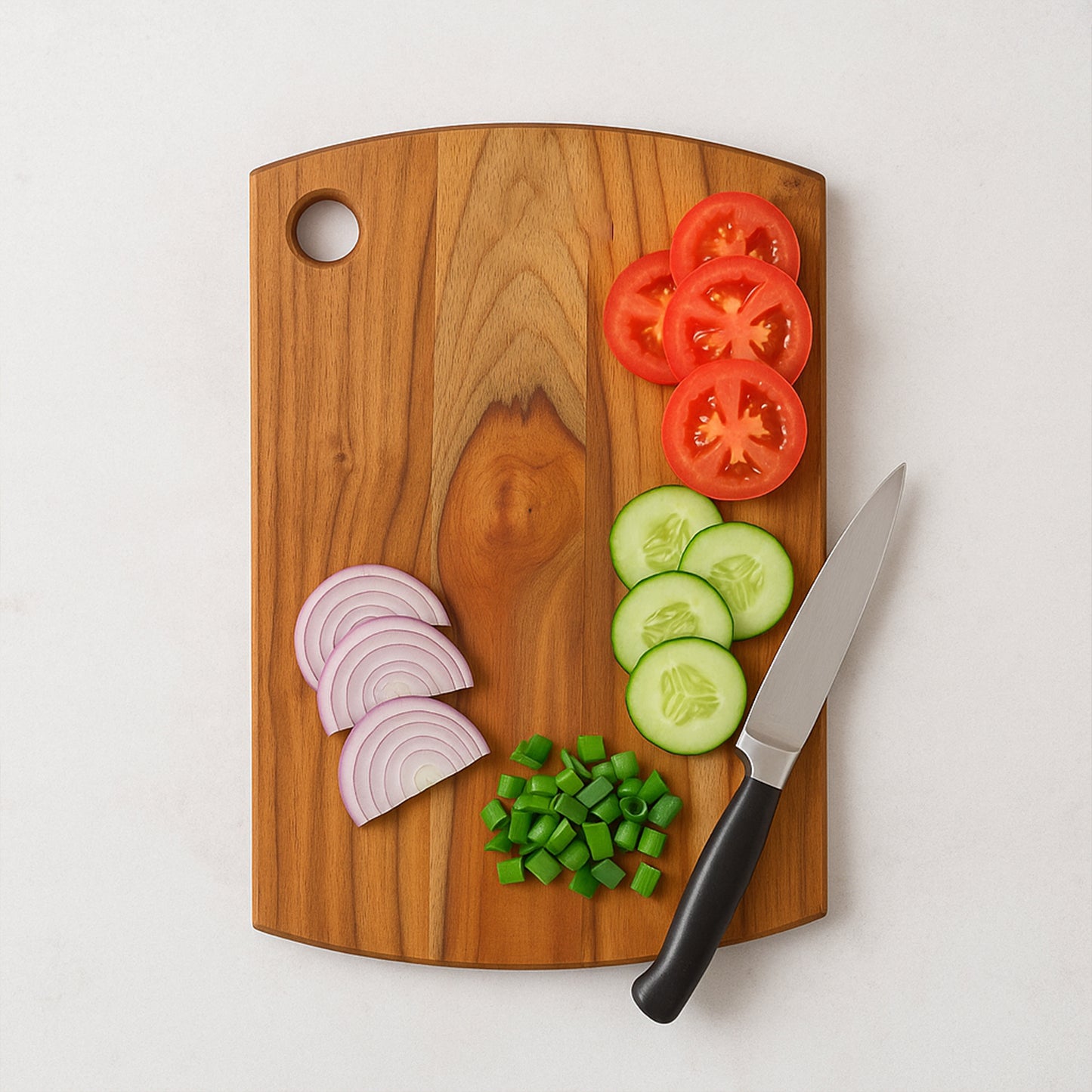 Supermom Premium Teak Wood Chopping Board For Kitchen (1 Pc) - warehousetech13