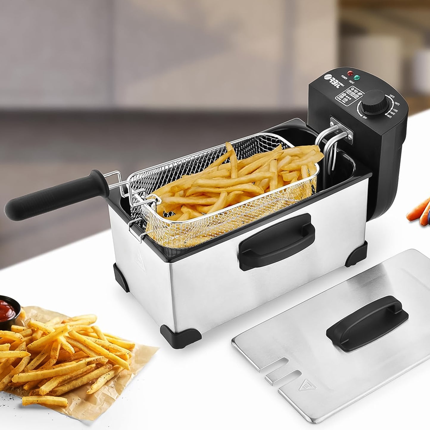 Orbit Heavy Duty 2000w Deep Fryer With 3.5 Litre Oil Capacity - warehousetech13