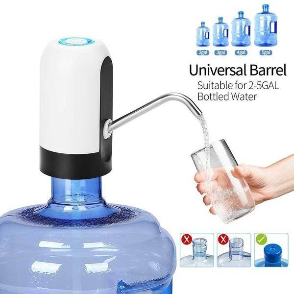 Automatic Drinking Cooler Usb Charging Portable Pump Dispenser - warehousetech13