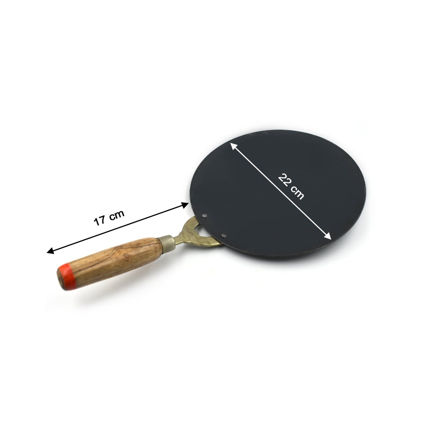 2692 Wooden Handle Roti Tawa Used In All Household And Kitchen Purposes For Making Rotis And Parathas Etc. - warehousetech13