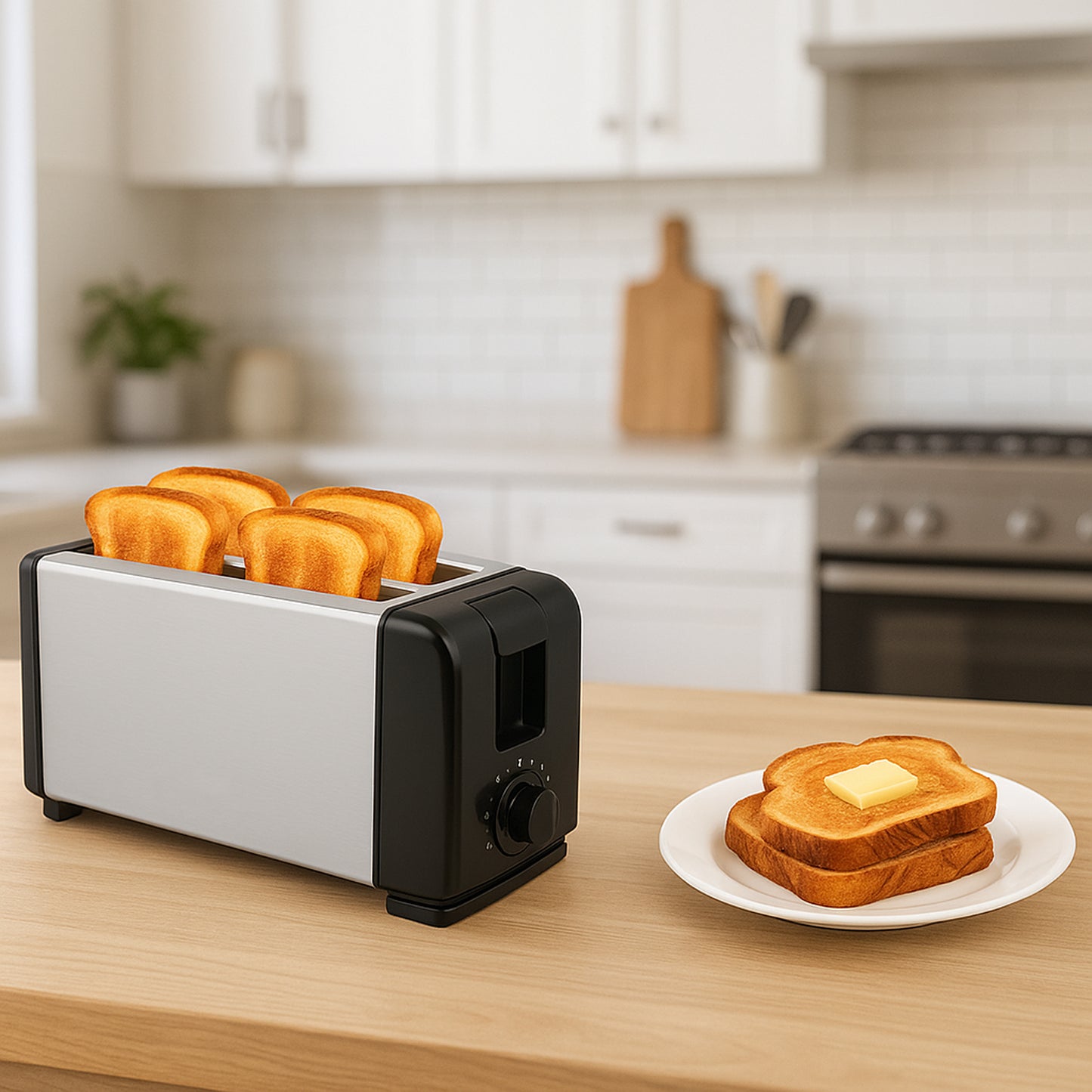 Orbit Adjustable Pop-up Toaster - 1200w - warehousetech13