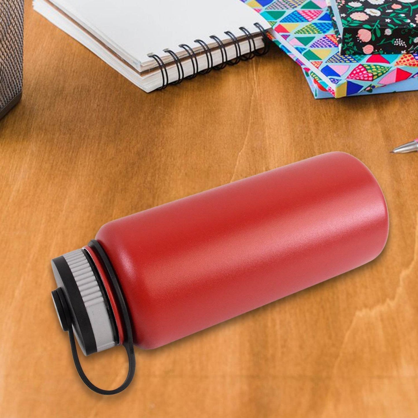 Stainless Steel Double Wall Vacuum-insulated Drink Water Bottle (1000 Ml Mix Color) - warehousetech13