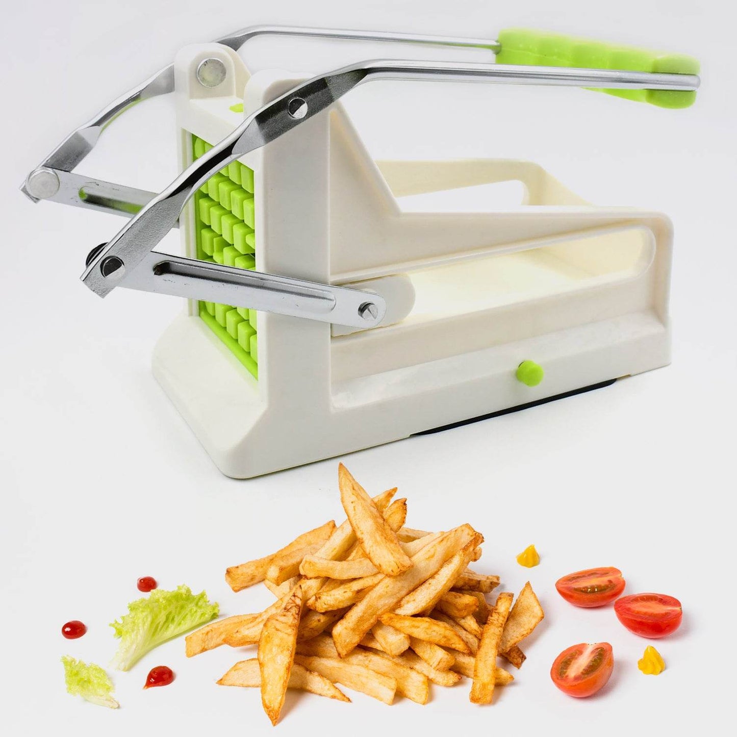 French Fry Cutter Great With Vegetables Potato Fries Cutter Professional Vegetable Cutter - warehousetech13