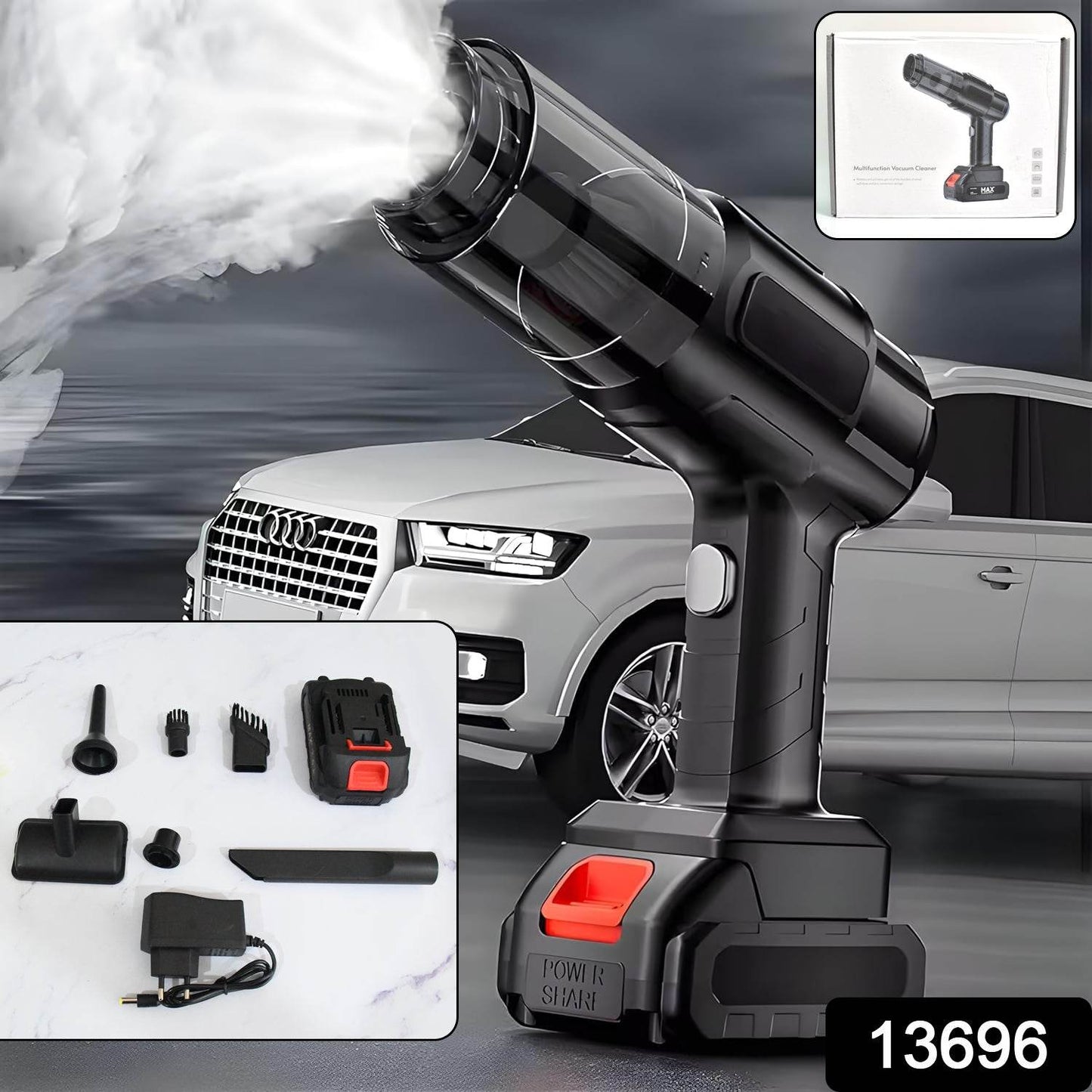 Multifunction 240v Wireless Handheld Vacuum Cleaner (1 Set) - warehousetech13