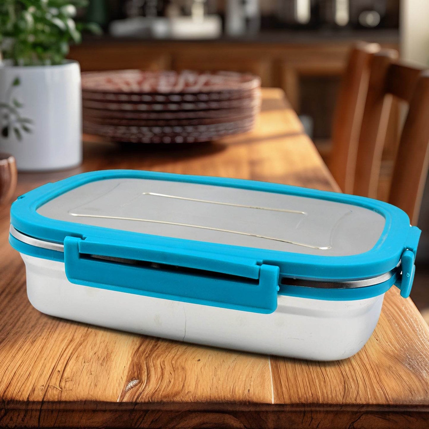 Premium Stainless Steel Lunch Box For Kid 2 Containers Lunch Box - warehousetech13
