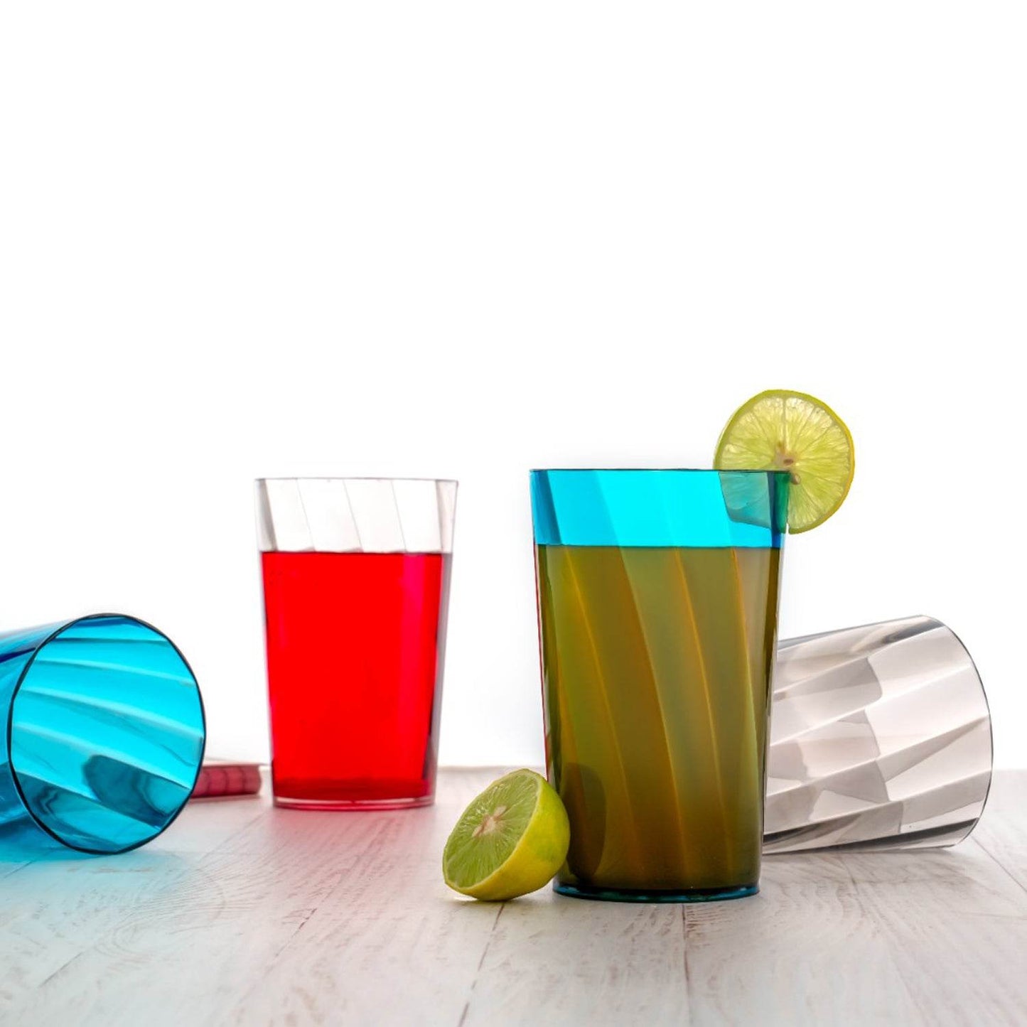 Premium Juice And Water Glasses Set Of 6 Transparent 300ml Drinking Water Glasses - warehousetech13