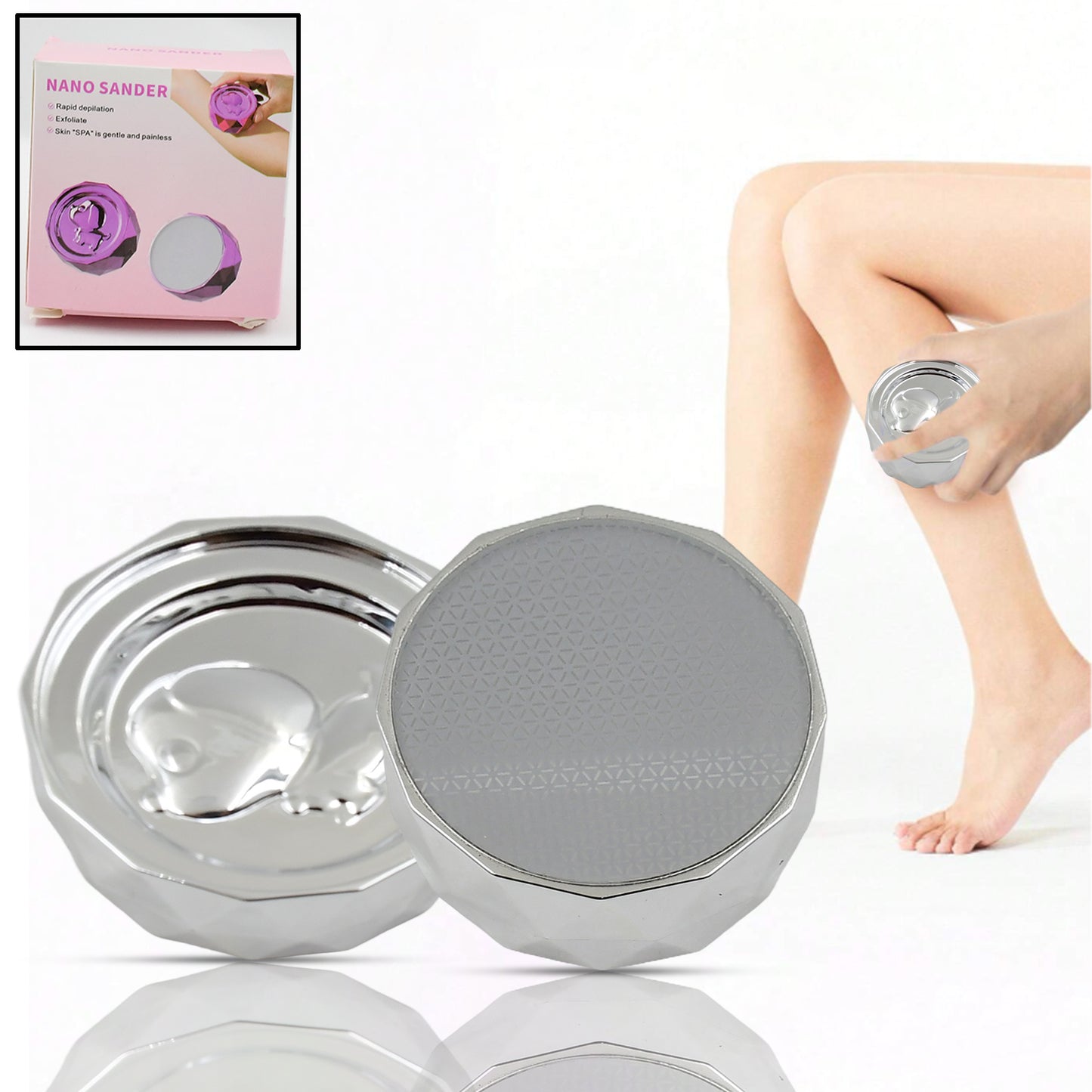 Nano Hair Remover For Arms Legs Back One Sided Skin Hair Remover (1 Pc) - warehousetech13