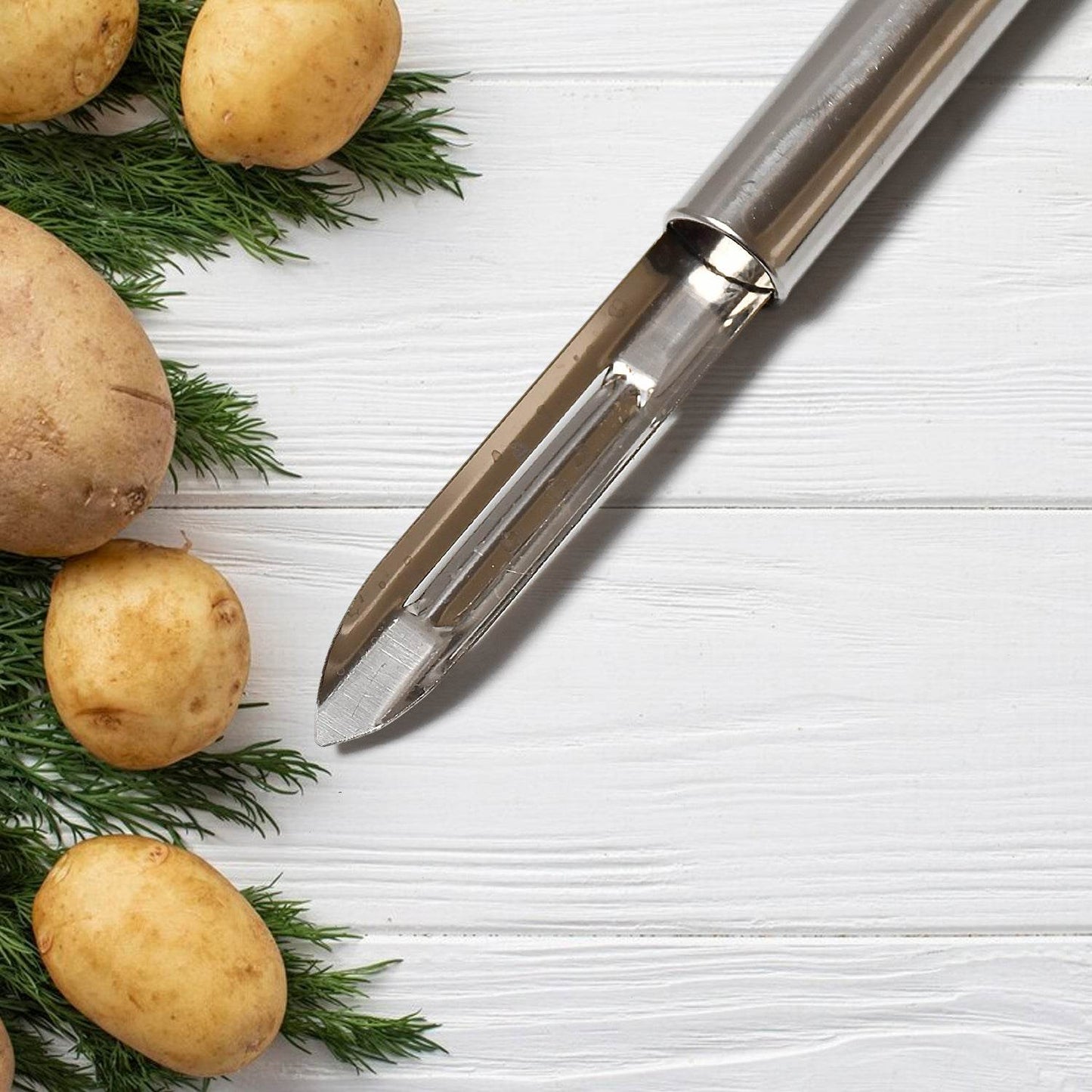 Multi-purpose Stainless Steel Peeler With Handle For Vegetables - warehousetech13