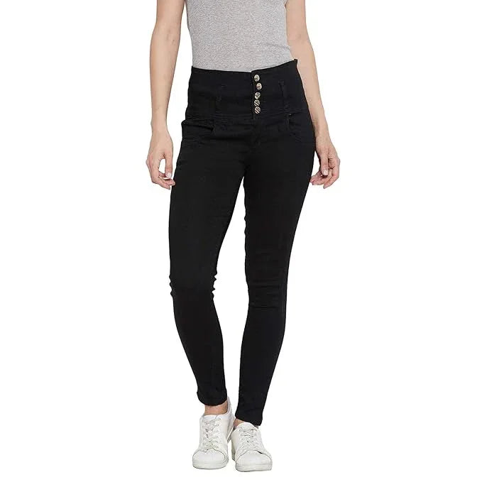 Black Women's Slim Fit Jeans - warehousetech13