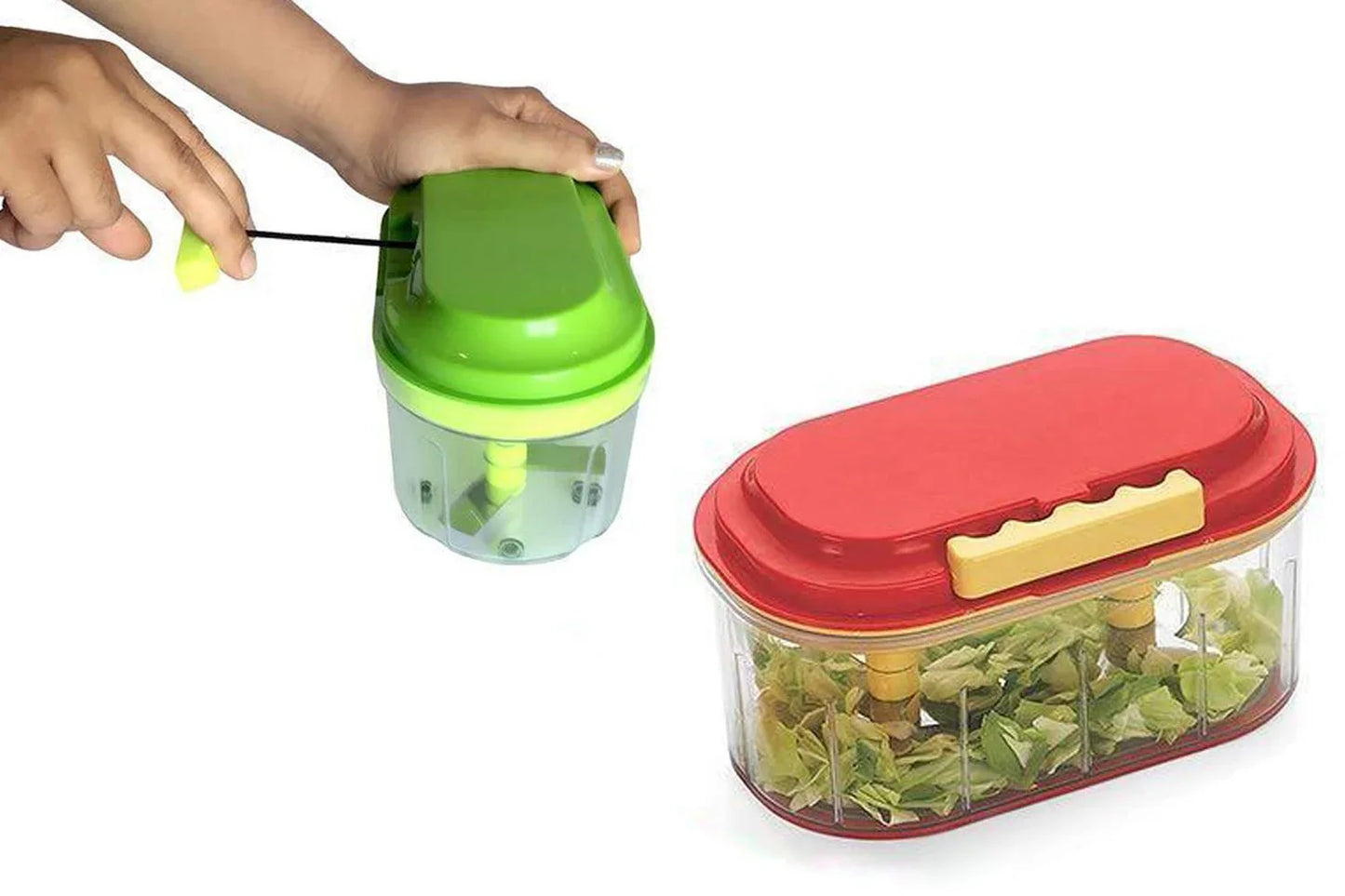 0071 Plastic Vegetable Chopper (1000 Ml) - warehousetech13