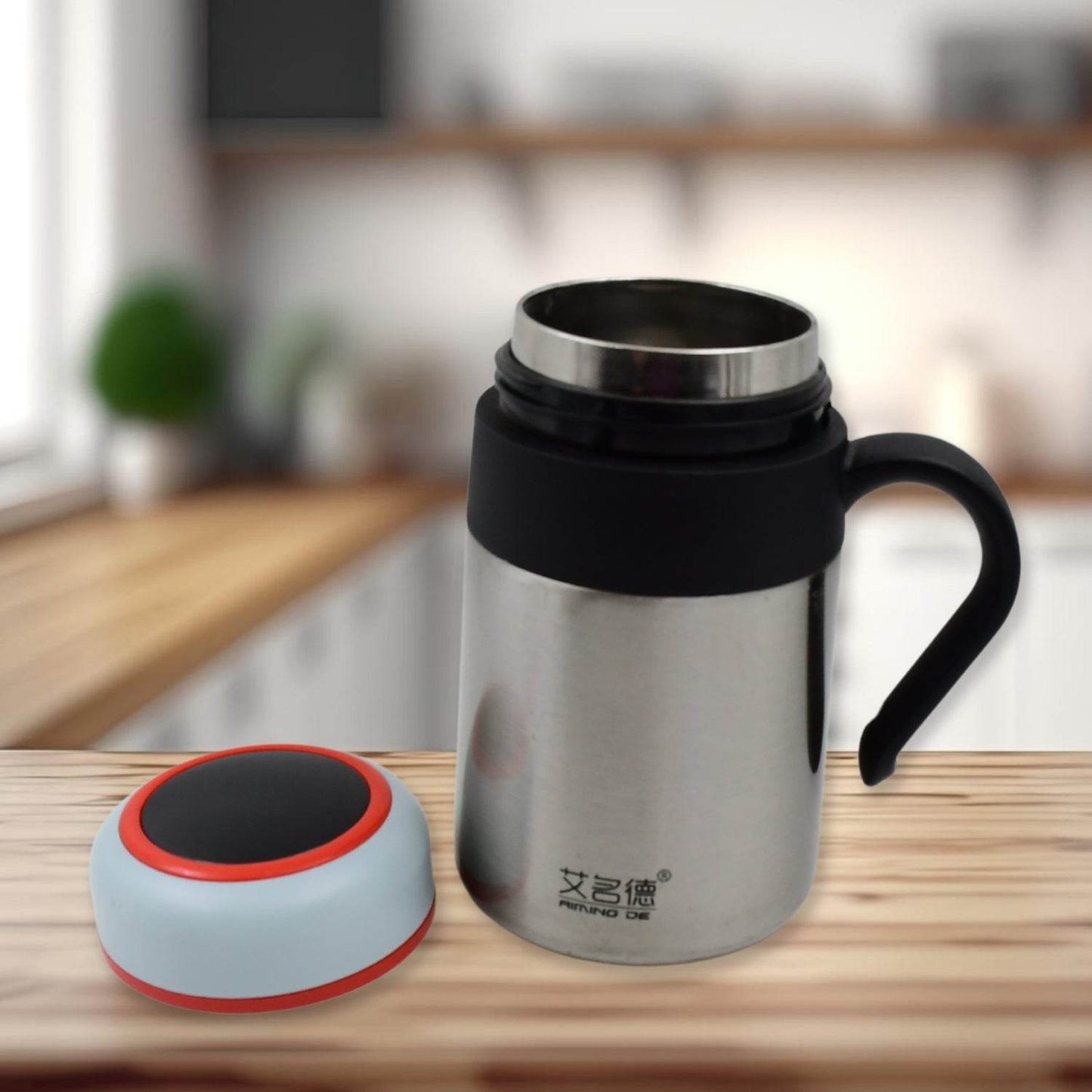 Stainless Steel Mug Bottle Vacuum Insulated Cup With Handle Small Cup (420 Ml) - warehousetech13