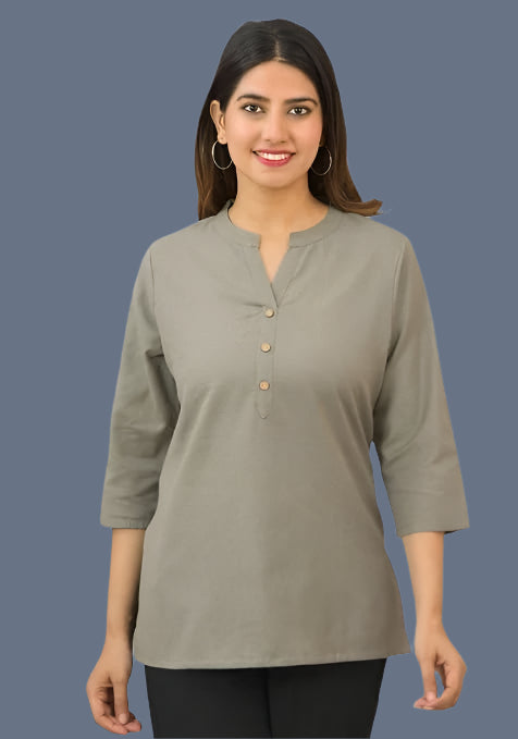 Women Cotton Short Length Kurtis - warehousetech13