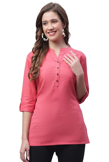 Women's Cotton Short Kurti - warehousetech13