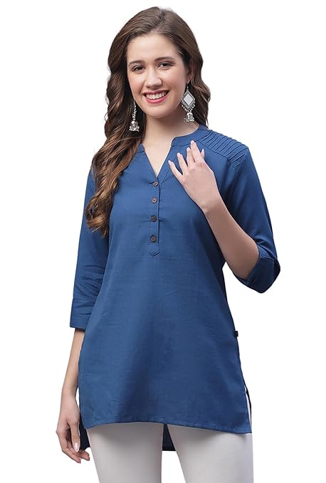 Women's Cotton Short Kurti - warehousetech13