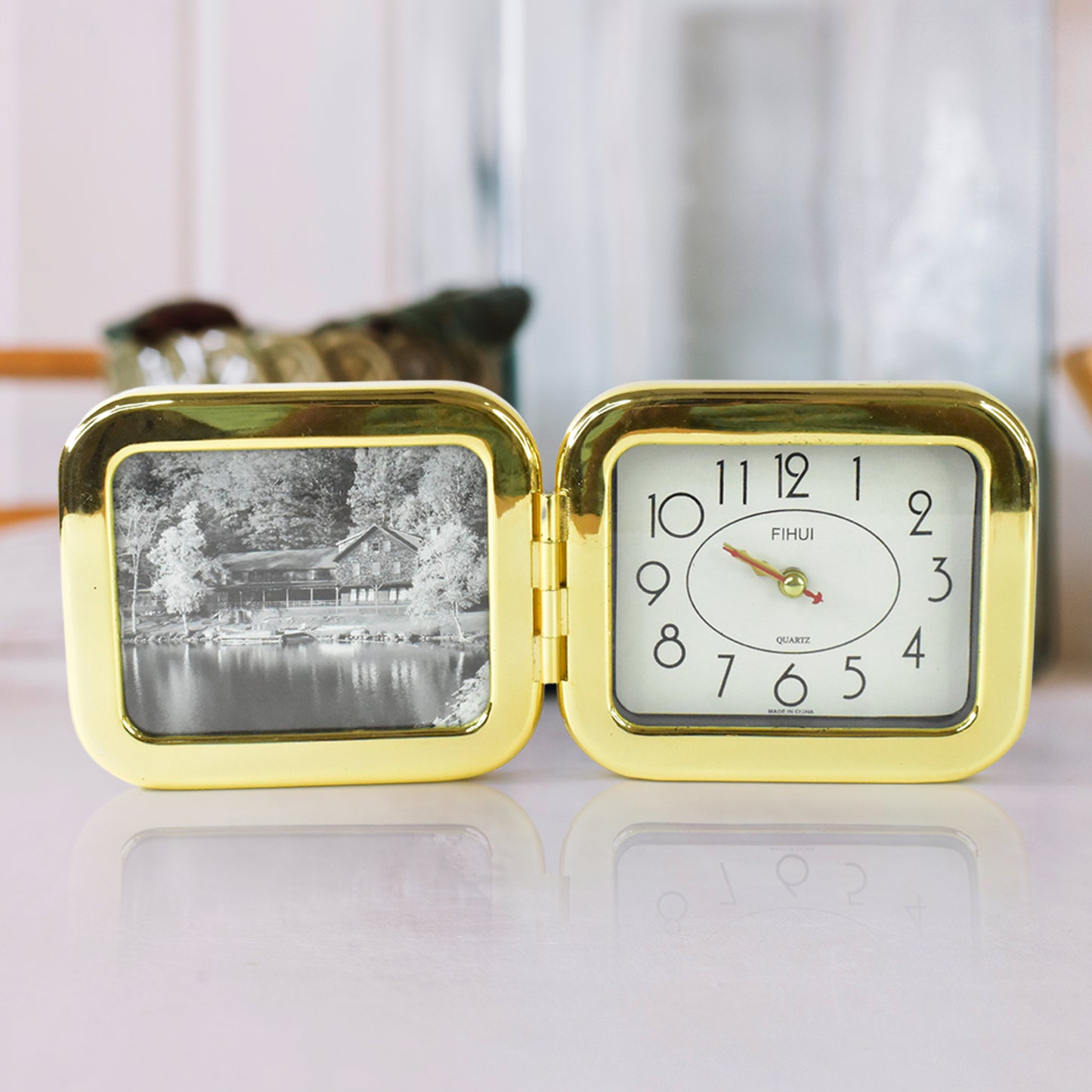 Portable Foldable Desk Clock Space-saving And Stylish (1 Pc) - warehousetech13