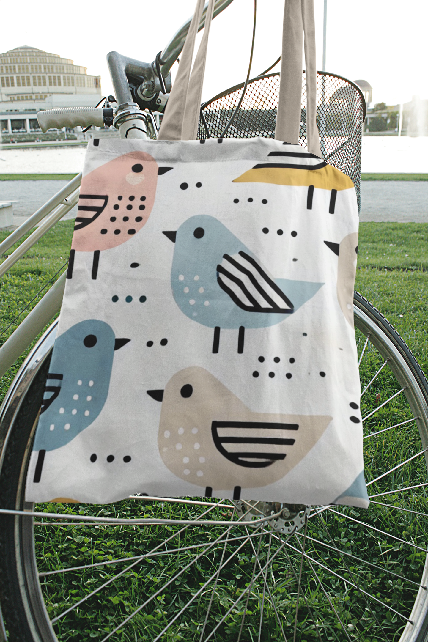 UNISEX AOP TOTE BAGS SIZE: 27x36" WITH ZIPPER - warehousetech13