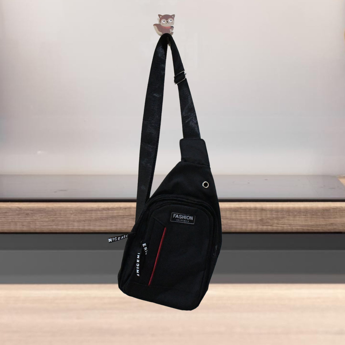 Waterproof Anti Theft Cross-body Fanny Pack Waist Bag Shoulder Bags Chest Men Casual Fashion Usb Charging Earphone Hook Sling Travel Bag (1 Pc) - warehousetech13