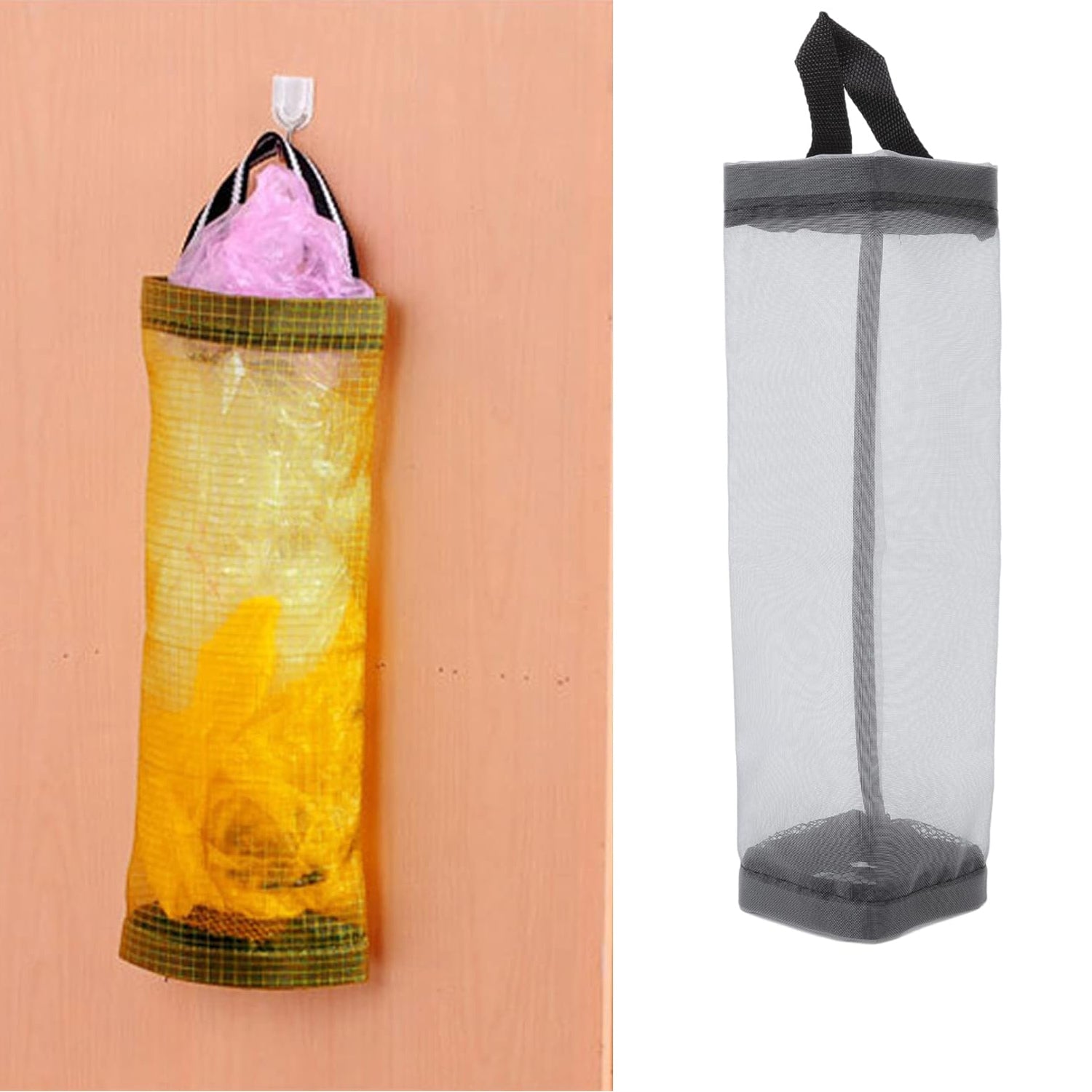 Hanging Waste Bag Holder Garbage Bag Storage Bag Widening Handle Hanging Sturdy For Store Garbage Bags Home Store Debris Kitchen Bedroom Largecapacity For Restaurant (1 Pc) - warehousetech13