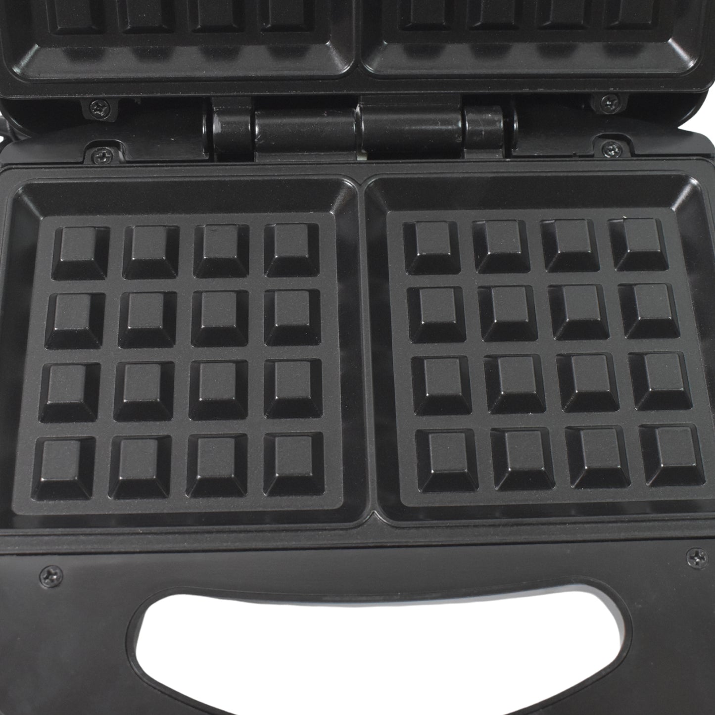 Waffle Maker Makes 2 Square Shape Waffles With Indicator Lights - warehousetech13
