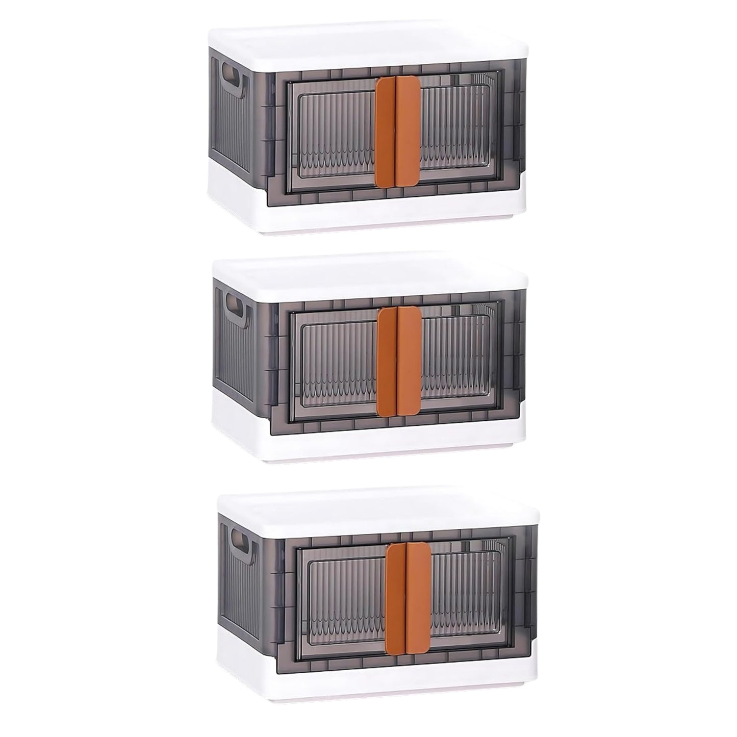 Plastic Folding Wardrobe Storage Organizer (3 Layer 1 Pc) - warehousetech13