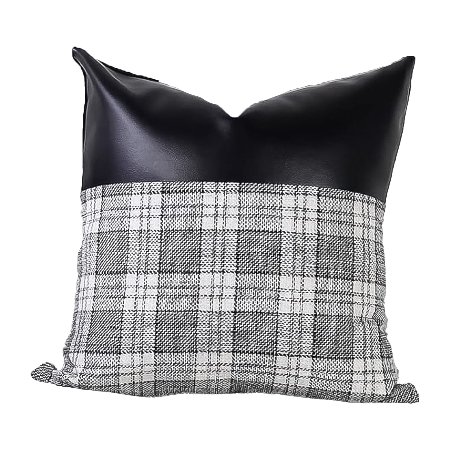 Pillow Covers Cushion Cases Soft Leather And Cotton (23 22 Inch 1 Pair 2 Pc) - warehousetech13