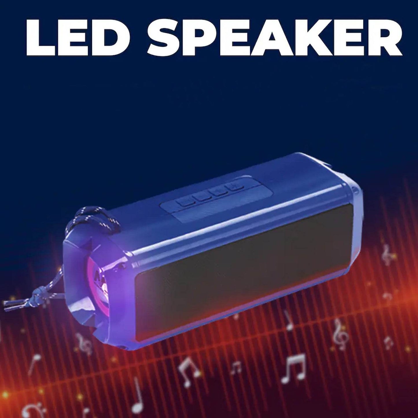 Portable Wireless Rechargeable Speaker Bluetooth Speaker (1 Pc) - warehousetech13