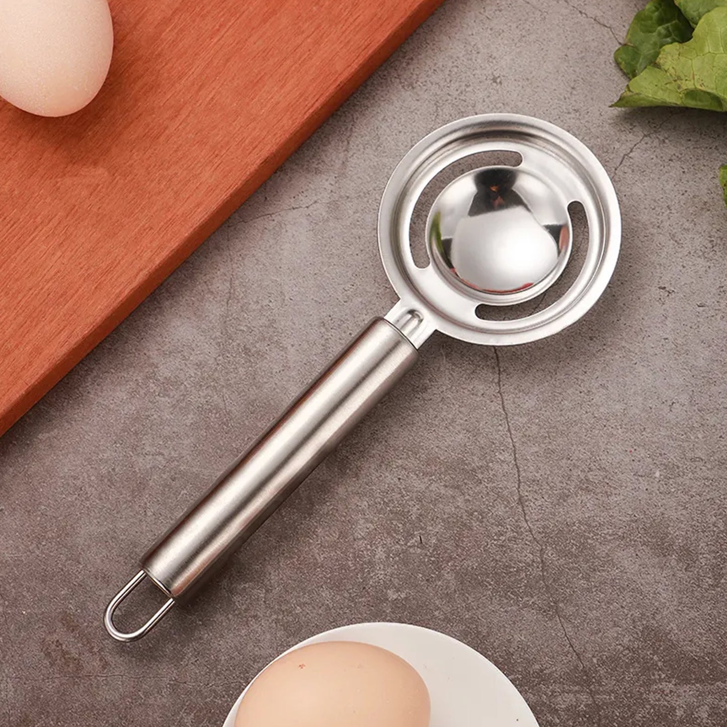 5898 Kitchen Tools Egg Yolk White Separator Stainless Steel Egg White Separator Tools Eggs Yolk Filter Gadgets Kitchen Gadgets Separating Funnel Spoon Egg Divider Tools - warehousetech13