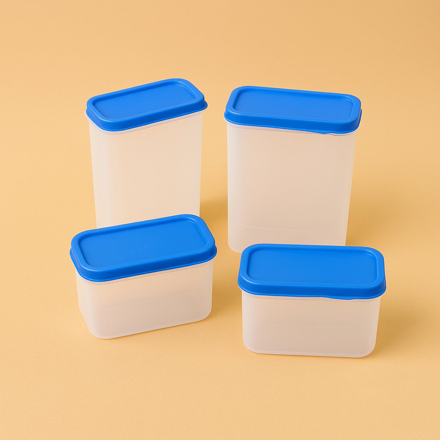 Glory Plastic Storage Container Box Set (4 Pc) - warehousetech13