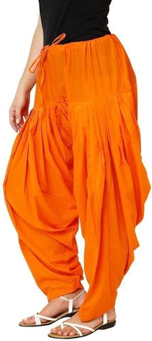 Woman Plain Cotton Patiala Salwar - warehousetech13