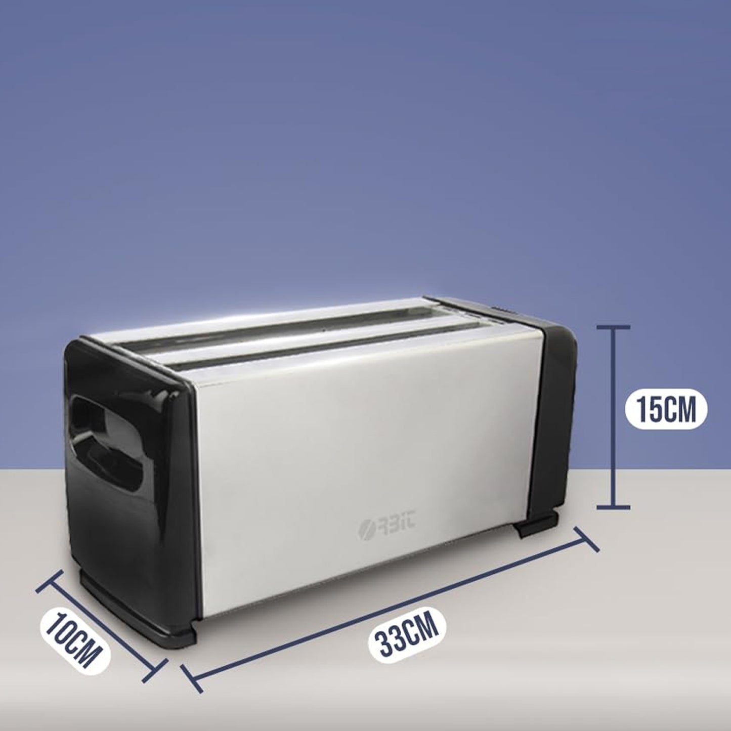 Orbit Adjustable Pop-up Toaster - 1200w - warehousetech13