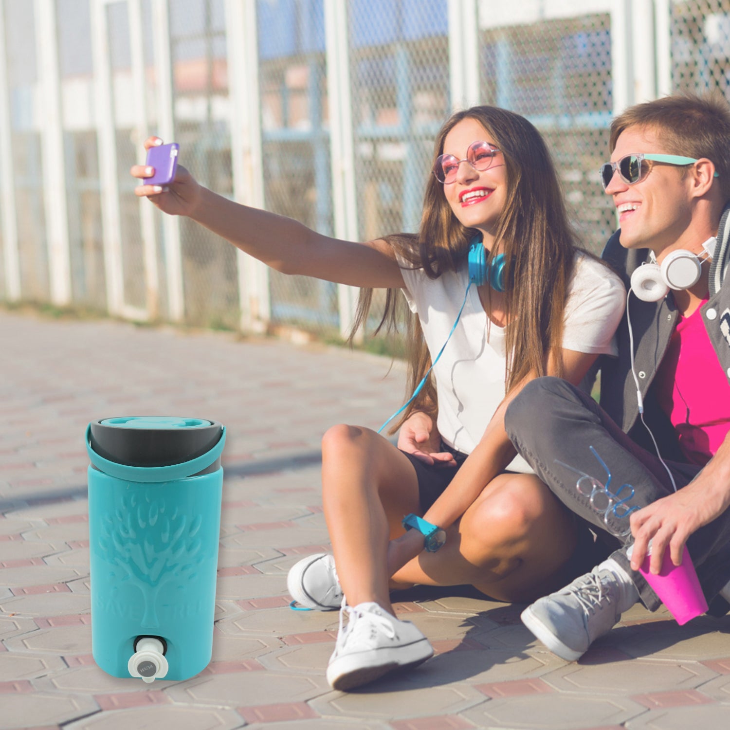 Insulated Plastic Water Rover Jug With A Sturdy Handle Water Jug Camper With Tap Plastic Insulated Water Water Storage Cool Water Storage For Home Travelling (3000 Ml) - warehousetech13
